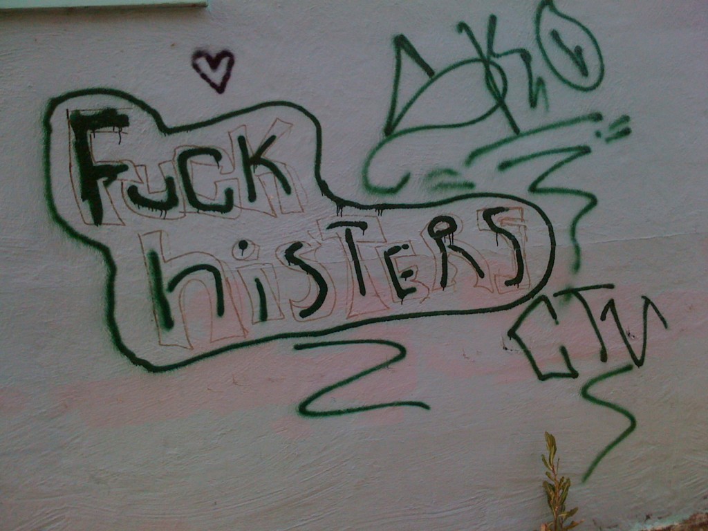 ahisters Tagging. Still cool.