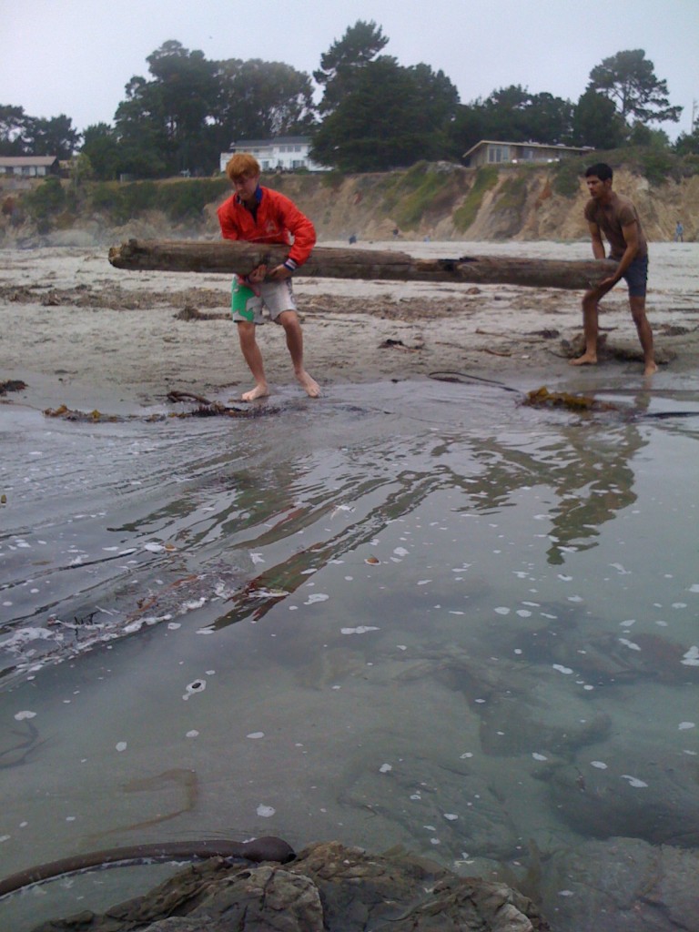 Troy and Anup doing some good work in the community.