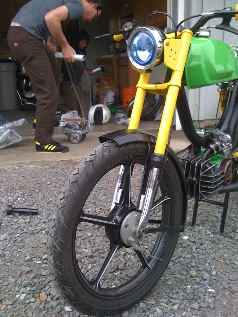 Steve has the coolest mag wheels ever.