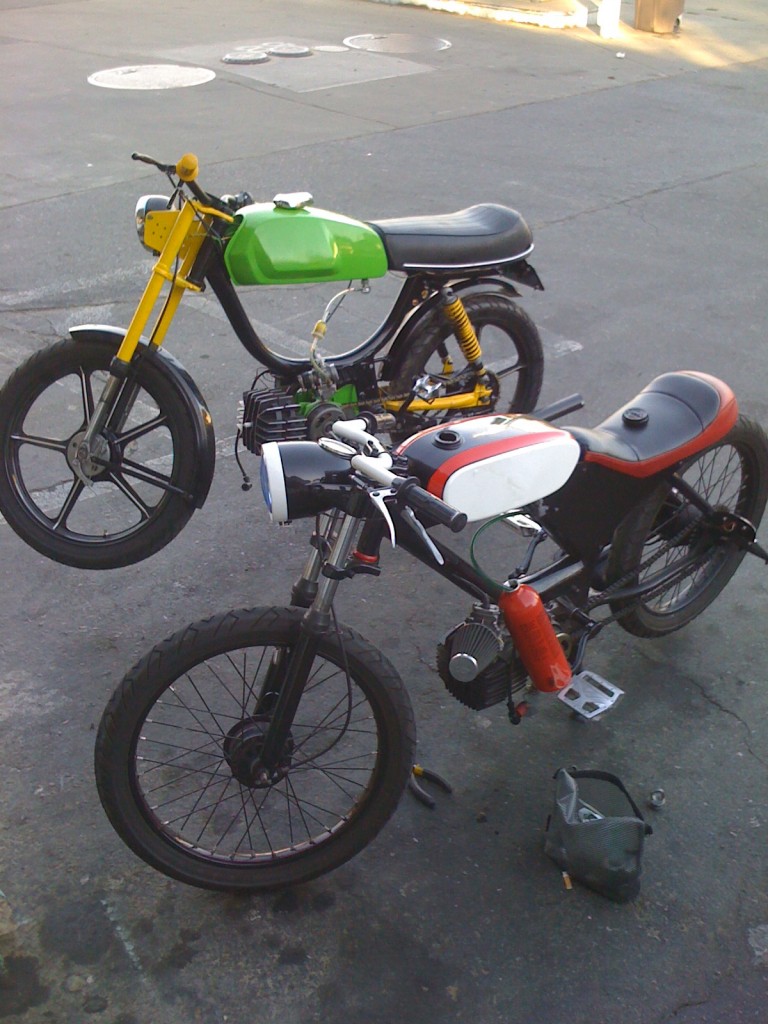 Two really nice looking bikes that dont work.