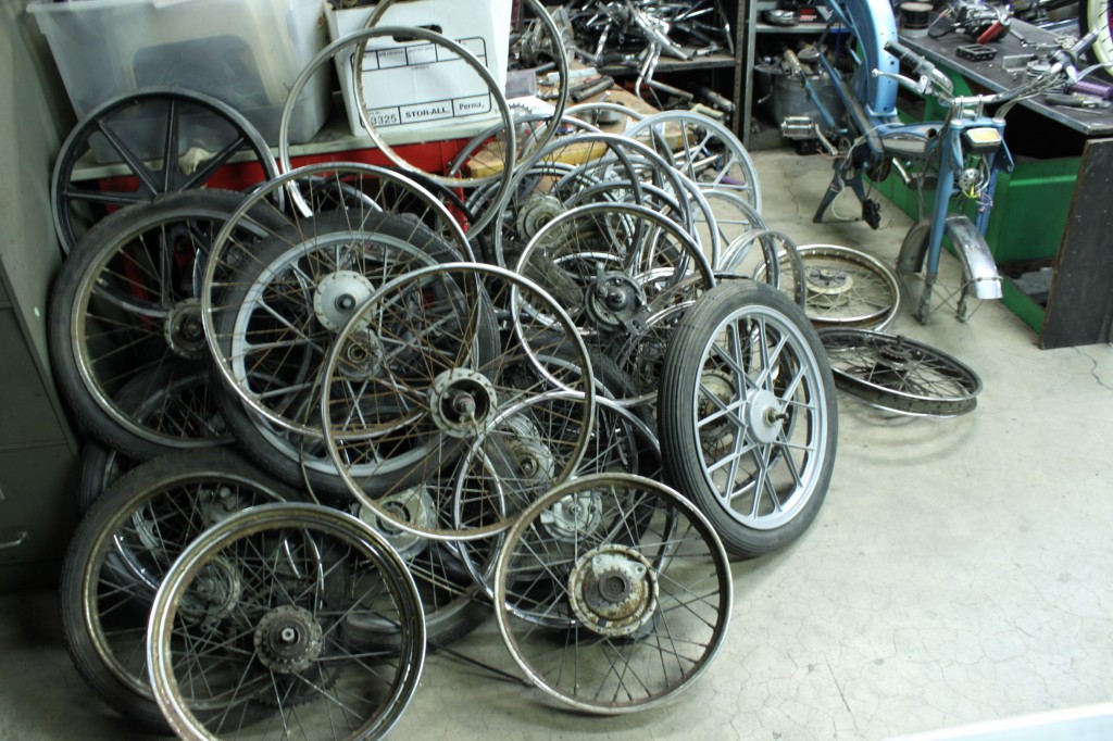 img_0179 Mess of wheels is norm around here